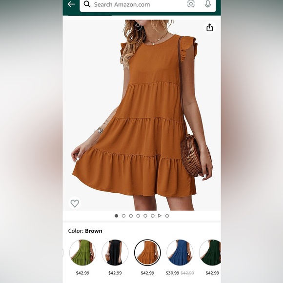 NWOT Boho midi XL dress - Picture 3 of 4